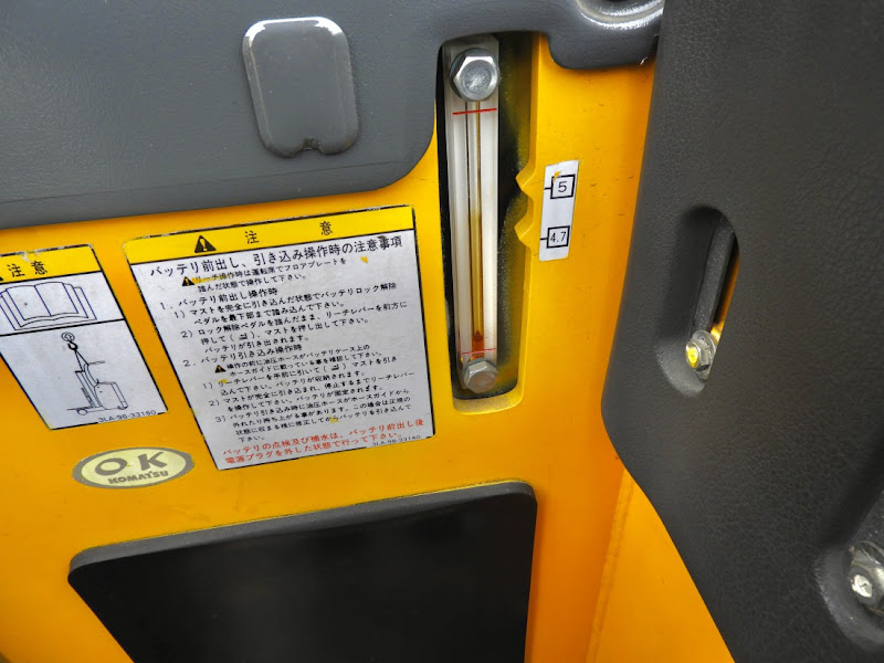 KOMATSU FB13RS-15 1.3 Ton Reach truck forklift in Gunma