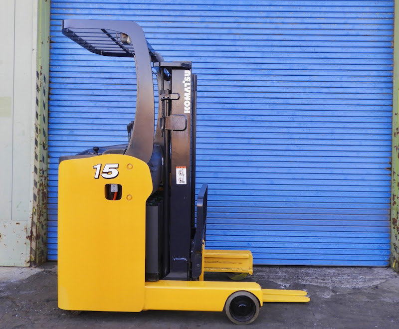 KOMATSU FB15RL-14 1.5 Ton Reach truck forklift in Gunma