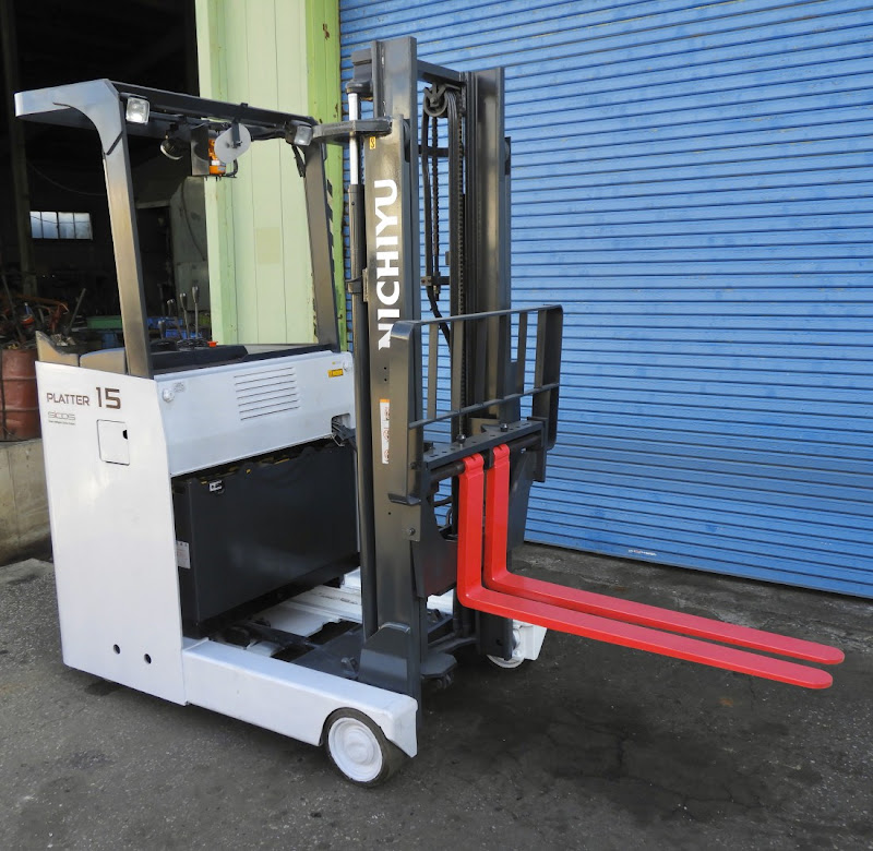 NICHIYU FBRM15-80B-300 1.5 Ton Reach truck forklift in Gunma