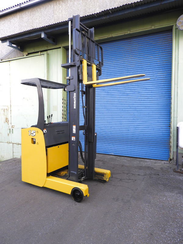 KOMATSU FB15RL-14 1.5 Ton Reach truck forklift in Gunma