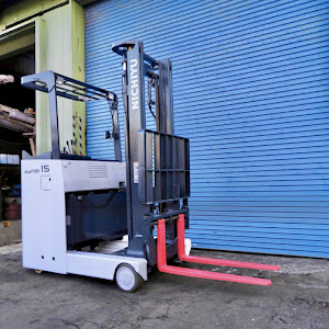 NICHIYU FBRM15-H80B-370SC 1.5 Ton Reach truck forklift in Gunma