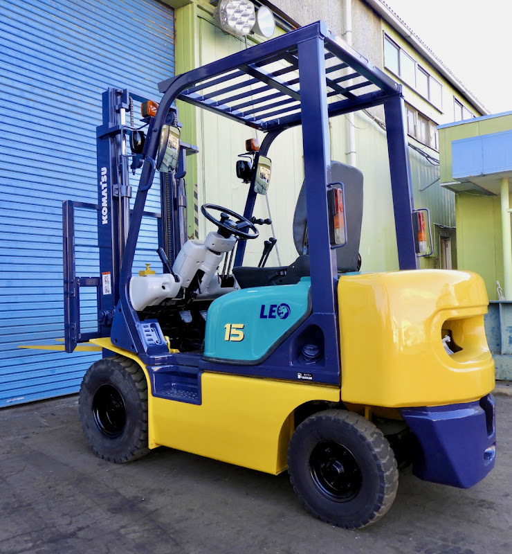 KOMATSU FG15C-16 1.5 Ton Gas/LPG Forklift in Gunma