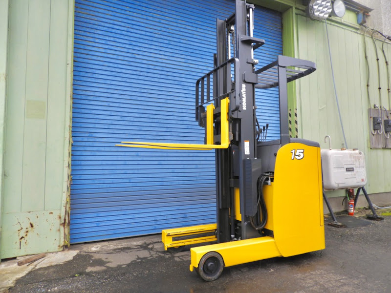 KOMATSU FB15RS-15 1.5 Ton Reach truck forklift in Gunma