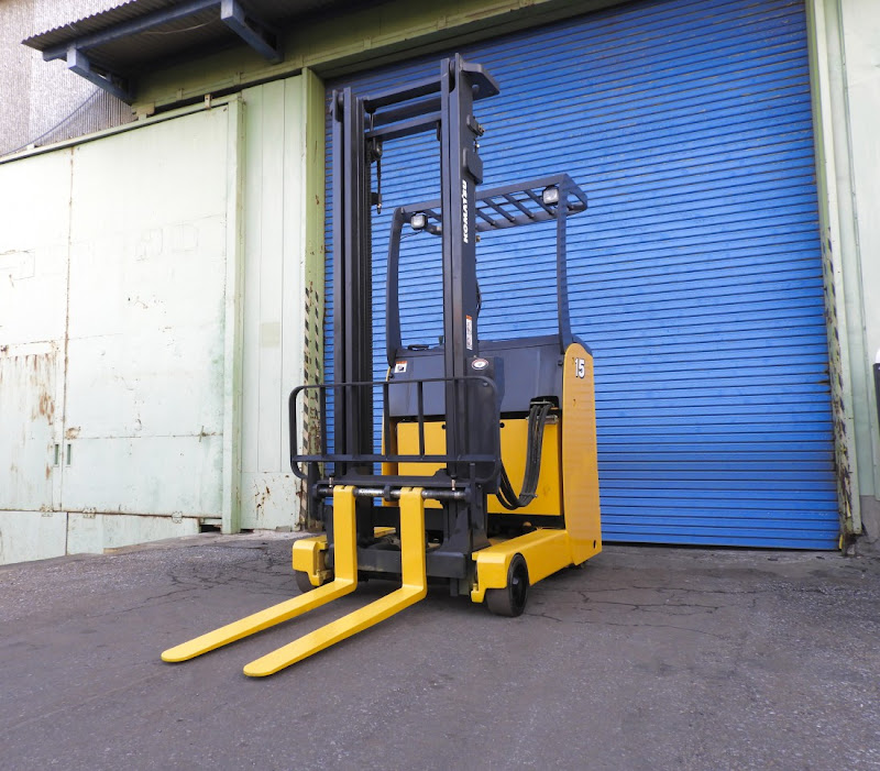 KOMATSU FB15RL-14 1.5 Ton Reach truck forklift in Gunma