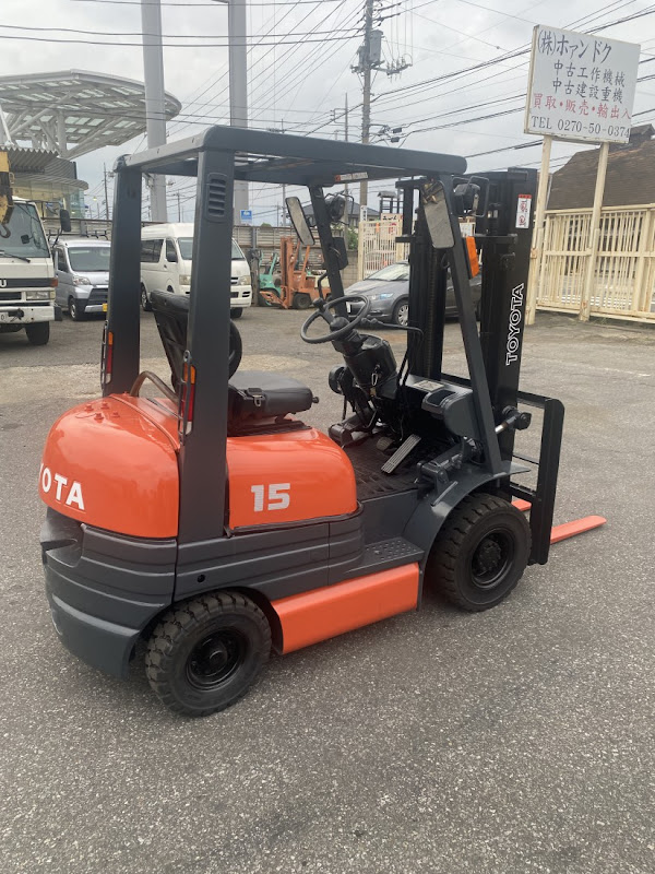 TOYOTA 6FGL15 1.5 Ton Gas/LPG Forklift in Gunma