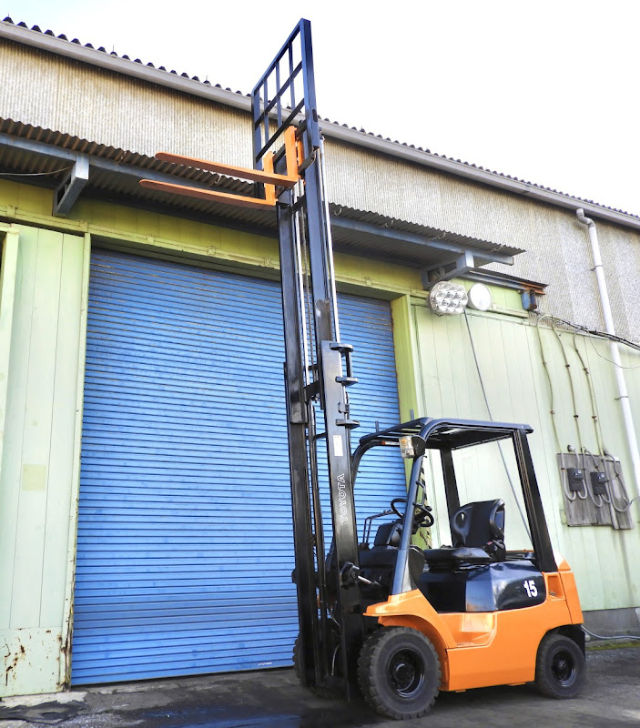 TOYOTA 02-7FG15 1.5 Ton Gas/LPG Forklift in Gunma