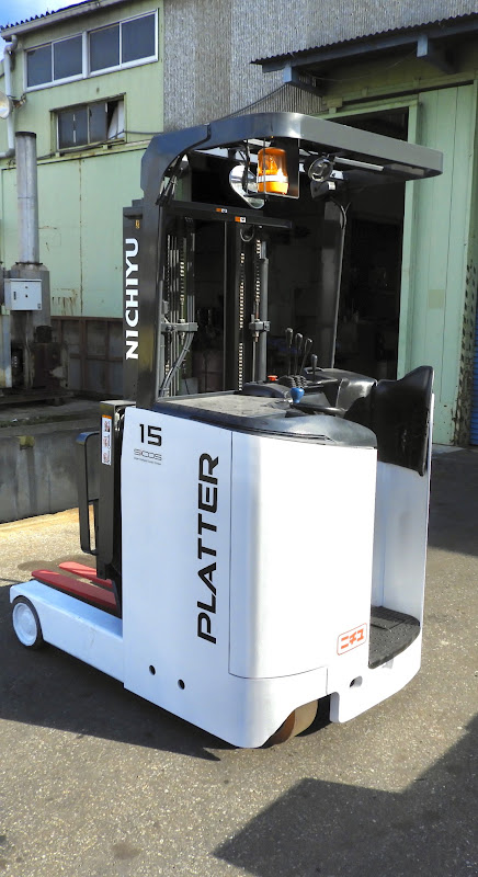 NICHIYU FBRM15-80B-300 1.5 Ton Reach truck forklift in Gunma