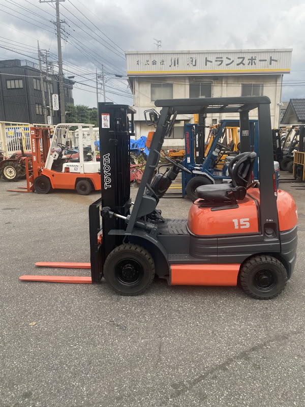 TOYOTA 6FGL15 1.5 Ton Gas/LPG Forklift in Gunma