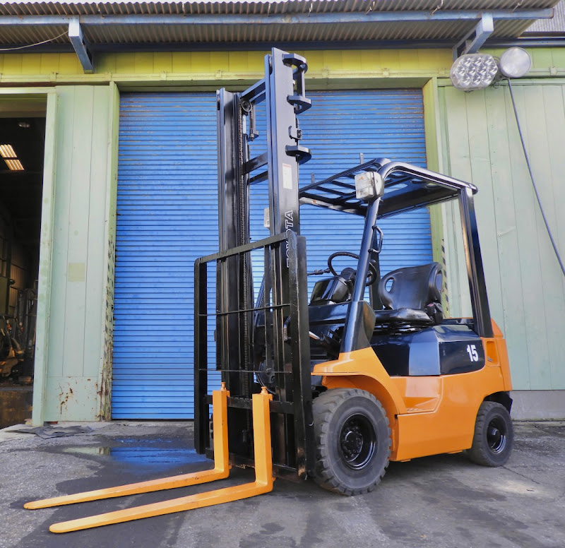 TOYOTA 02-7FG15 1.5 Ton Gas/LPG Forklift in Gunma